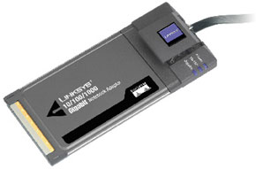 Linksys karta sieciowa PCMCIA 10/100/1000 PCM1000