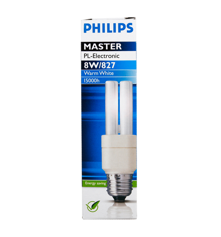 Philips MASTER PL-ELECTRONIC 8W /827 E27 - 15 000 h