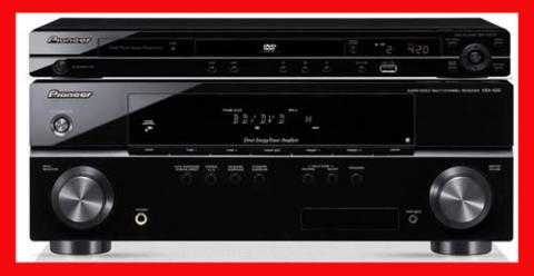 Zestaw kina domowego bez głośników Pioneer VSX-420 + DV-420