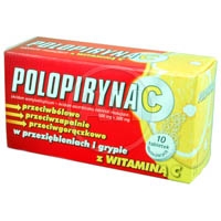 Polopiryna C tabletki musujące 10 tabl. Polpharma