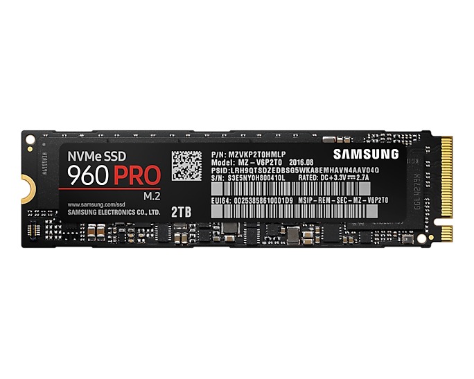 Samsung SSD M.2 960 PRO MZ-V6P2T0BW 2TB