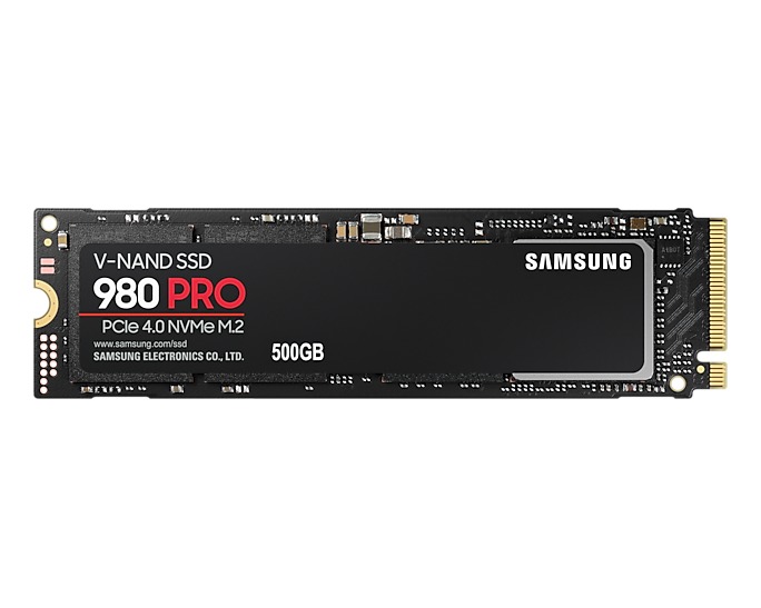 Samsung 980 PRO PCle 4.0 NVMe M.2 SSD 500GB MZ-V8P500