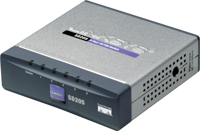 Linksys Switch 10/100 Mbit/s 5-port - SD205