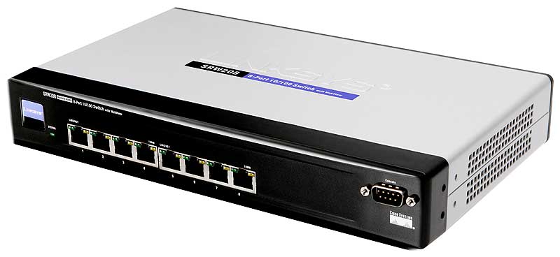 Linksys Switch 10/100 Mb/s 8-port - SRW208