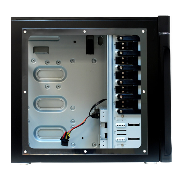 Obudowa SilverStone Kublai Black z oknem SST-KL01B-W