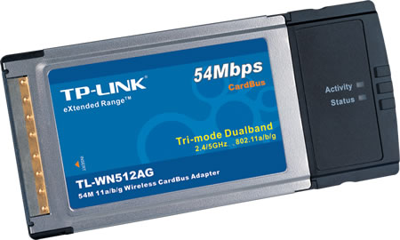 TP-Link karta Wi-Fi PCMCIA 54Mb/s TL-WN512AG