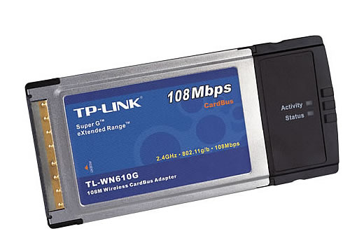 TP-Link karta Wi-Fi PCMCIA 108Mb/s TL-WN610G