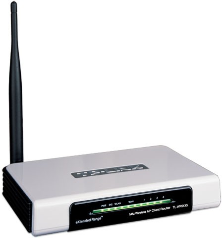 Router TP-Link DSL Wi-Fi 54Mb/s TL-WR543G