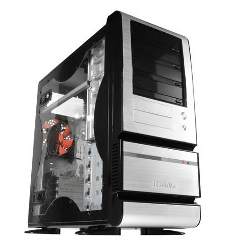 Obudowa Thermaltake Bach VX Silver-Black z oknem VF4000BWS