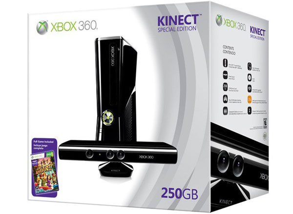 Konsola Microsoft Xbox 360 Kinect Bundle 250GB