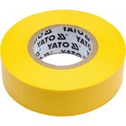 Taśma izolacyjna 19mmx20mx0,13mm, żółta Yato YT-81654