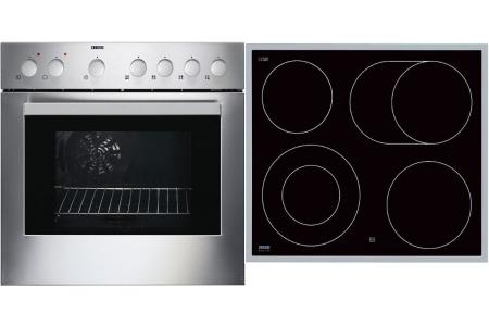 Piekarnik elektryczny z płytą ceramiczną Zanussi ZOU 261 X + ZK 630 LX